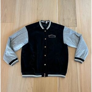 Divided Black Gray & White Varsity Jacket Dayclub Collective Size Small